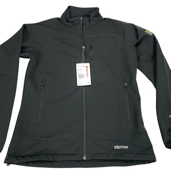 Marmot M3 Tempo Jacket Womens Size Medium NWT Black with RBC Logo - Picture 13 of 16